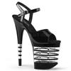 Pleaser - FLAMINGO809LN Sandale à bride à la cheville, Pole dance chaussures - Chaussures de pole dance - Noir Product image
